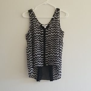 Lightweight, sheer tank top
